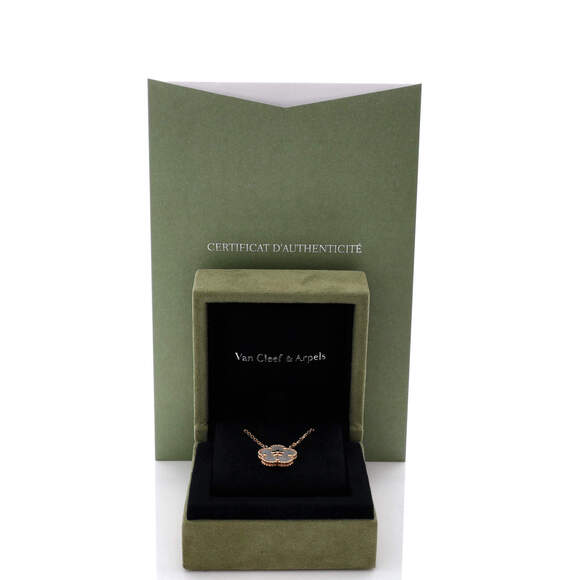 Van Cleef & Arpels Lucky Spring Plum Blossom Pendant Necklace - Picture 2 of 4